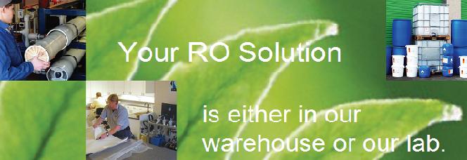 Chemicals and Technical Support for Reverse Osmosis Systems